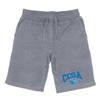 College of Coastal Georgia Mariners Premium College Fleece Drawstring Shorts - Heather Grey, Medium view 1