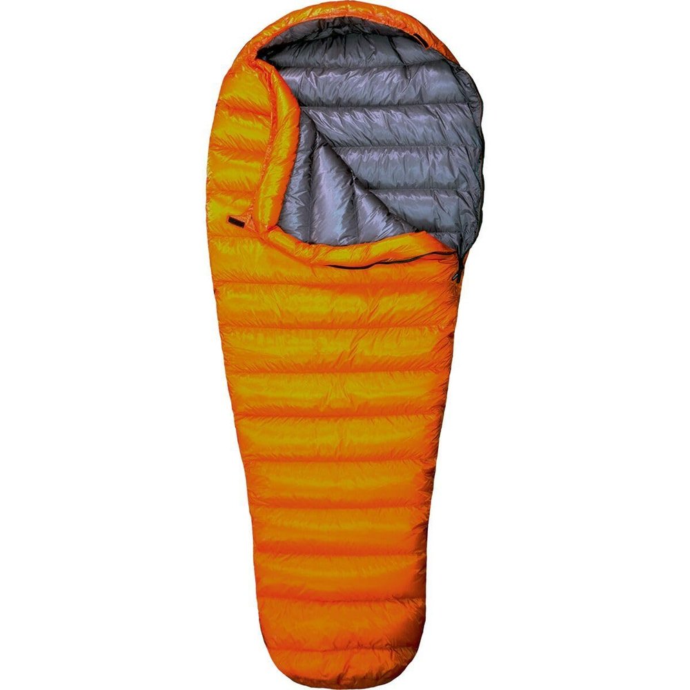 Western Mountaineering Flylite 34F Degree Down Sleeping Bag Orange/Grey Long