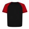 AIRNINE Men's Bandana Print Baseball Jersey Button Down Shirts (S to 5XL) (Black/Red_J50, Small) view 2