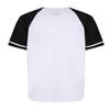 AIRNINE Men's Bandana Print Baseball Jersey Button Down Shirts (S to 5XL) (White/Black_J50, Small) view 2