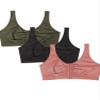Fruit of The Loom Women's Front Closure Cotton Bra, Desert Dusk/Olive Night/Black, 34 view 1