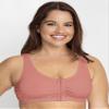 Fruit of The Loom Women's Front Closure Cotton Bra, Desert Dusk/Olive Night/Black, 34 view 2