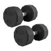 CAP Barbell 50 lbs Coated 12 - Sided Dumbbell Set, 25LBx2 view 1