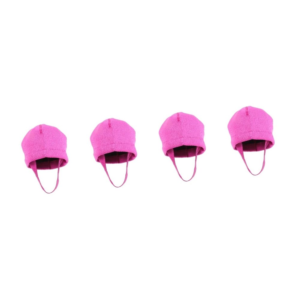 INOOMP 4pcs Thermal Diving Hood Cap for Snorkeling and Surfing Water-Resistant Swim Cap with Chin Strap Comfortable and Stylish for Men and Women