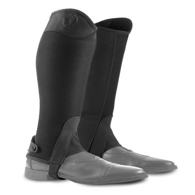 Equinavia Frida Kids Half Chaps with NordicAir Tech - Black - S Regular