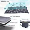 KAKO Folding Camping Cot, Heavy Duty 600 Lbs Portable Bed for Adults, Camping Beds with Carry Bag, Grey view 4