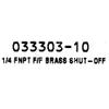 Moeller Boat Shut Off Valve 33303-10 | 1/2 Inch Female NPT Brass view 4