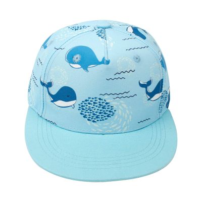 Boys and Girls Dinosaur Print Baseball Cap Adjustable Sun Hat Kids Fashion Cap Youth Hip Hop Caps (Light Blue, M)