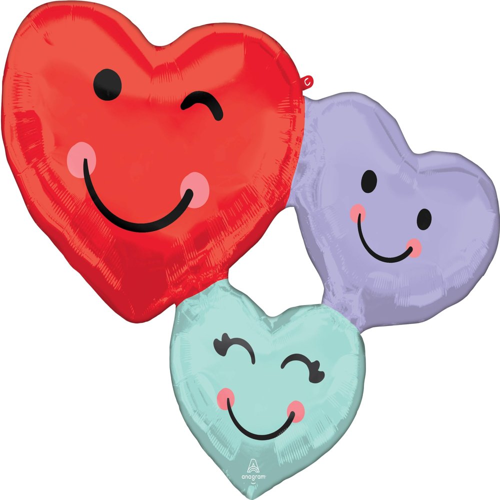 Anagram M.33'' Cute Heart Trio H/S