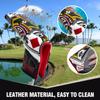 BAIRBRE Golf Putter Covers Blade Putter Headcover Poker Diamond King Blade Putter Cover with Magnetic Closure Leather Golf Headcover for Most Brands view 3