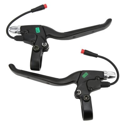 AUNMAS Electric Scooter Handle Brake Lever,2 Wheel Electric Scooter Aluminum Left Right Brake Handle with 2pin Connector