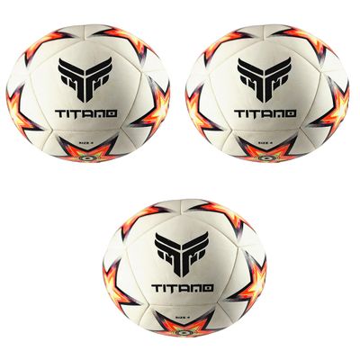 Lot of 3, 6, 9, 12 Titano Soccer Ball Size 4 Match Training (3)