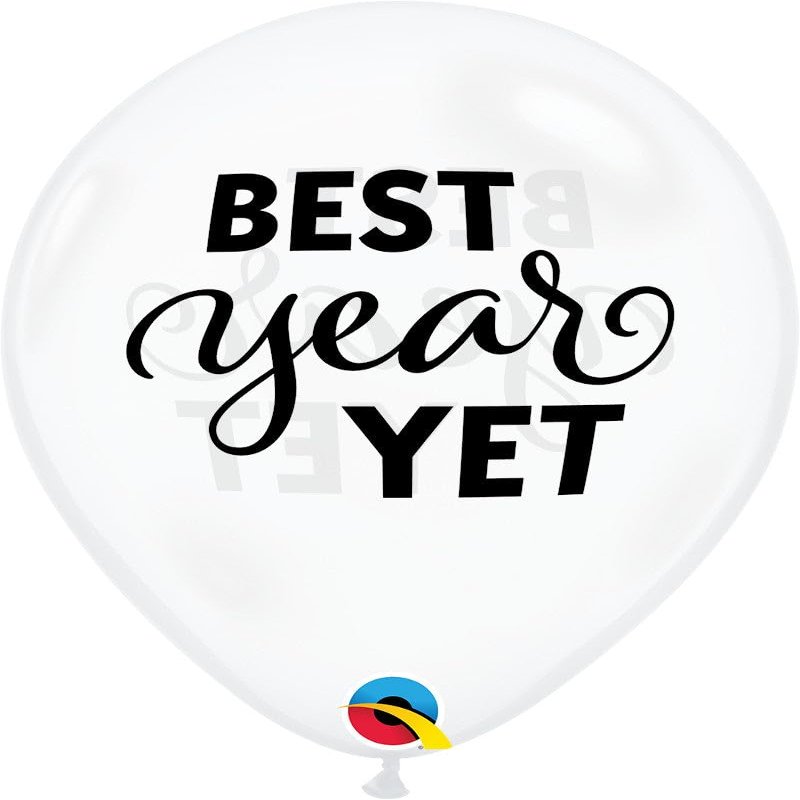 Qualatex B.11'' Simply Best Year Yet P/50