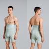 Ouruikia Men's Tummy Control Shapewear High Waist Body Shaper Slimming Underwear Shorts Belly Girdle Boxer Briefs with Fly Green 3XL view 2