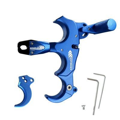 xxiaojun Compound Bow and Arrow Release, 3 or 4 Finger Hand Held Grip.