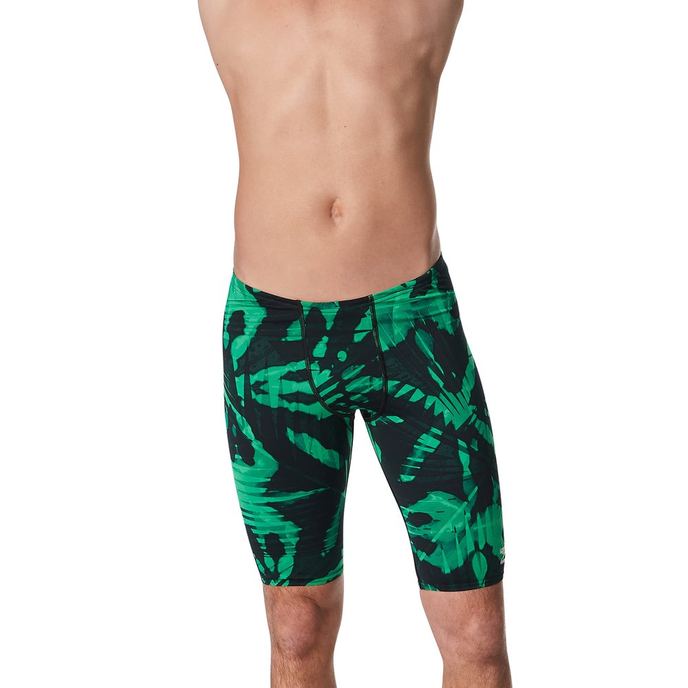 Speedo Men's Swimsuit Jammer Endurance+ Printed Team Colors