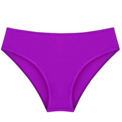 Moily Kids Girls Swim Bikini Bottoms Solid Color Triangle Swimsuit Briefs Swimwear Gymnastics Dance Sports Underpants Purple 10 Years