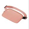 Fanny Pack for Women Men, 1L Everywhere Belt Bag with Adjustable Strap, Lightweight Waterproof Mini Crossbody Bags Small Waist Pack for Sports Workout Running Traveling Hiking (Pink) view 1
