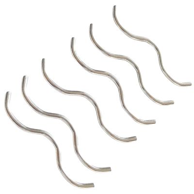 DYNWAVE 6X W Shaped Dual Trampoline Springs Hook Trampoline Connector Galvanized Steel Sturdy W Hooks for Outdoor Children Trampoline Accessories