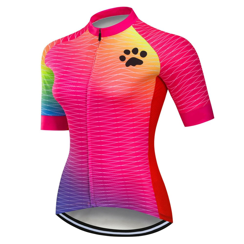 Bestgift Cycling Clothes t-Shirt Women's Summer Short-Sleeved Tops Cycling Clothes Cycling Clothes Mountain Bike Clothing Picture Color 9 2XL