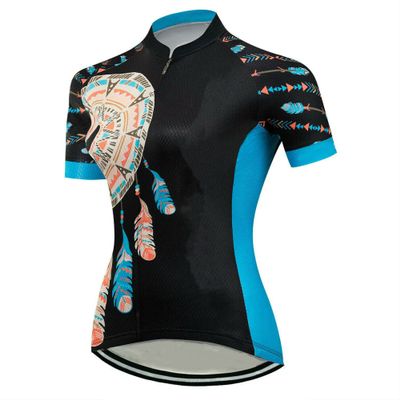 Bestgift Cycling Clothes t-Shirt Women's Summer Short-Sleeved Tops Cycling Clothes Cycling Clothes Mountain Bike Clothing Picture Color 4 M