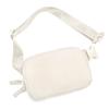 Belt Bag for Women Two-Way Zipper Fanny Pack Crossbody Bags for Women Fashion Waist Packs Cross Body Fanny Pack with Adjustable Strap Gifts for Teen Girls (Ivory) view 1