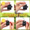TOODOO 6 Pack Hand Tally Counter 4 Digit Mechanical Palm Clicker Plastic Hand Held Counter Clicker with Metal Finger Ring for School Golf Sports Events Office Stadium(Black) view 3