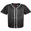 AIRNINE Men's Bandana Print Baseball Jersey Button Down Shirts (S to 5XL) (Black_J44, 3X-Large) view 1