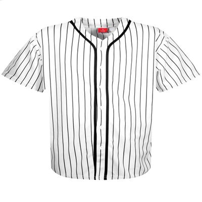 AIRNINE Men's Bandana Print Baseball Jersey Button Down Shirts (S to 5XL) (White_J44, 4X-Large)