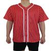 AIRNINE Men's Bandana Print Baseball Jersey Button Down Shirts (S to 5XL) (Red_J44, 4X-Large) view 2