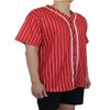 AIRNINE Men's Bandana Print Baseball Jersey Button Down Shirts (S to 5XL) (Red_J44, 4X-Large) view 4