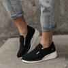 Ladmiple Women's Fashion Sneakers Slip On Womens Slip On Walking Shoes Non Slip Running Shoes Breathable Lightweight Gym Sneakers Fashion Comfort Platform Tennis Shoes view 3