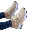 Ladmiple Sneakers For Women Black And Green Women's Slip on Sneakers Fashion Casual Athletic Gym Tennis Running Shoes Non Slip Comfort Breathable Platform Walking Shoes view 1