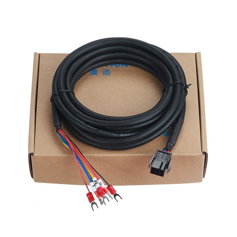 ASDB2PW0303 Applicable Motor Cable B2 Low Power Within 750W Motor Cable with Brake Black (10m)
