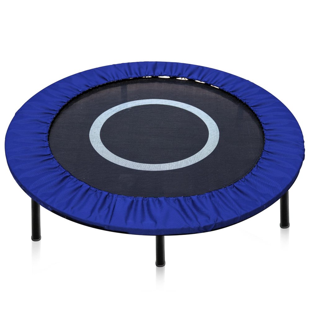 Trampoline Spring Cover Round Small Trampoline Replacement Safety Cover 600D Oxford Cloth Optional for Serviceable Waterproof Frame for Home(36 Inch-6 Hole,Blue)