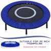 Trampoline Spring Cover Round Small Trampoline Replacement Safety Cover 600D Oxford Cloth Optional for Serviceable Waterproof Frame for Home(36 Inch-6 Hole,Blue) view 2