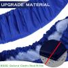 Trampoline Spring Cover Round Small Trampoline Replacement Safety Cover 600D Oxford Cloth Optional for Serviceable Waterproof Frame for Home(36 Inch-6 Hole,Blue) view 3