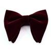 Velvet Bow Ties for Men Oversize Pre-tie Bowtie Cufflink Pock Square Set Tuxedo Bowties view 1
