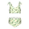 Aflyko Girls' Swimwear Western Alligator Green 2-Piece Bikini Set Summer Swimsuit Holiday Bathing Suit Hawaii Beachwear Pool Water Sport Tankini Set 4T view 1