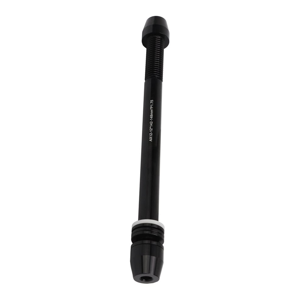 Focket Trainer Thru Axle, Aluminium Alloy Thru Axle Adapter Rear Wheel Skewer for Indoor, Trainer for Road Mountain Bike, Length 142mm to 148mm Boost, for M12x142 to M12x148mm Hub
