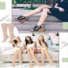 Preboun 100 Pairs Sheer Knee Stockings Bulk for Women Nylon Knee Highs Pantyhose Socks for Lady with PVC Bag(Medium,Nude) view 2