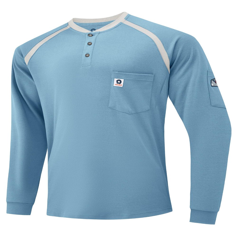 VANDISI FR Shirts for Men Lightweight LongSleeve Fire Retardant Shirts CAT2