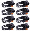 YOLOCKEY 8Pcs Bike Rack Straps Replacement Parts Bicycle Hitch Strap Bike Rack Cradle Replacement Bike Tie Down Straps Replacement Rubber Straps Spare Hook fit 1 Inch Tube view 1