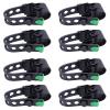 YOLOCKEY 8Pcs Bike Rack Straps Replacement Parts Bicycle Hitch Strap Bike Rack Cradle Replacement Bike Tie Down Straps Replacement Rubber Straps Spare Hook fit 1 Inch Trailer Hitch view 1