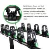 YOLOCKEY 8Pcs Bike Rack Straps Replacement Parts Bicycle Hitch Strap Bike Rack Cradle Replacement Bike Tie Down Straps Replacement Rubber Straps Spare Hook fit 1 Inch Trailer Hitch view 3