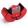 BENGUD Valentine's Day Christmas Apple Jewelry Box Engagement Ring Pendant Gift Box Jewelry Packaging Storage Box SapphireBlue view 4