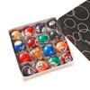 Wmool 16 Pcs Billiard Ball Keychain 25mm Diameter Ball Keyring Charm Personalized Gift for Boys Girls, Billiards Lover view 1