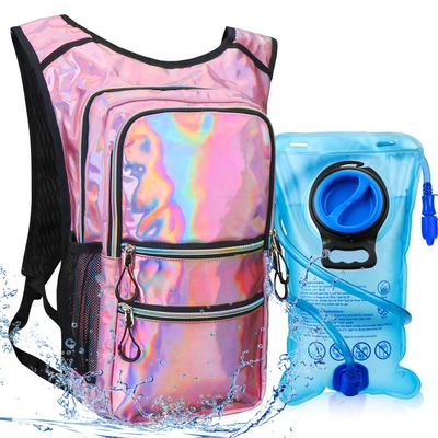 CITCAR Hydration Pack, Water Backpack with 3L Hydration Bladder Lightweight Insulation, Festival Essential, Rave Hydration Backpack, Hydropack Backpack for Rave, Hiking, Biking, Festival Gear