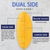 EunHo Dual Sided Cornhole Bags Regulation Set of 8 Professional Cornhole Bean Bags Slick and Stick for Tossing Game-All Weather view 2