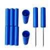 Bank Fishing Rod Rack Stand, Rod Holders for Ground Fishing, with Copper Rod Alarm Bell (2 Set Blue) view 2